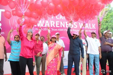 Celebs At Breast Cancer Awareness Walk
